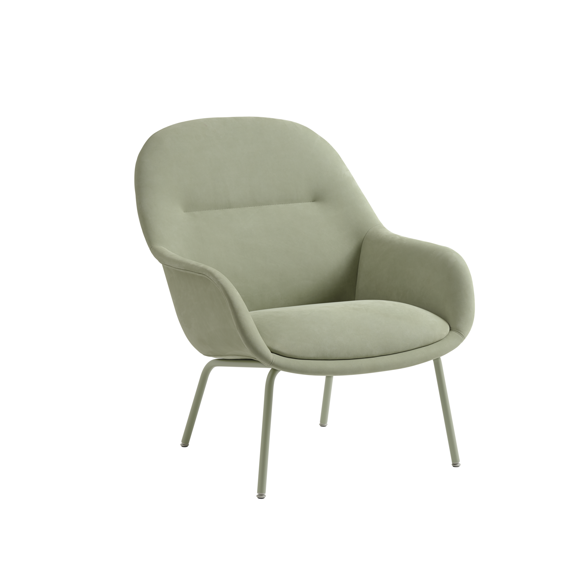 Fiber Lounge Armchair Tube Base
