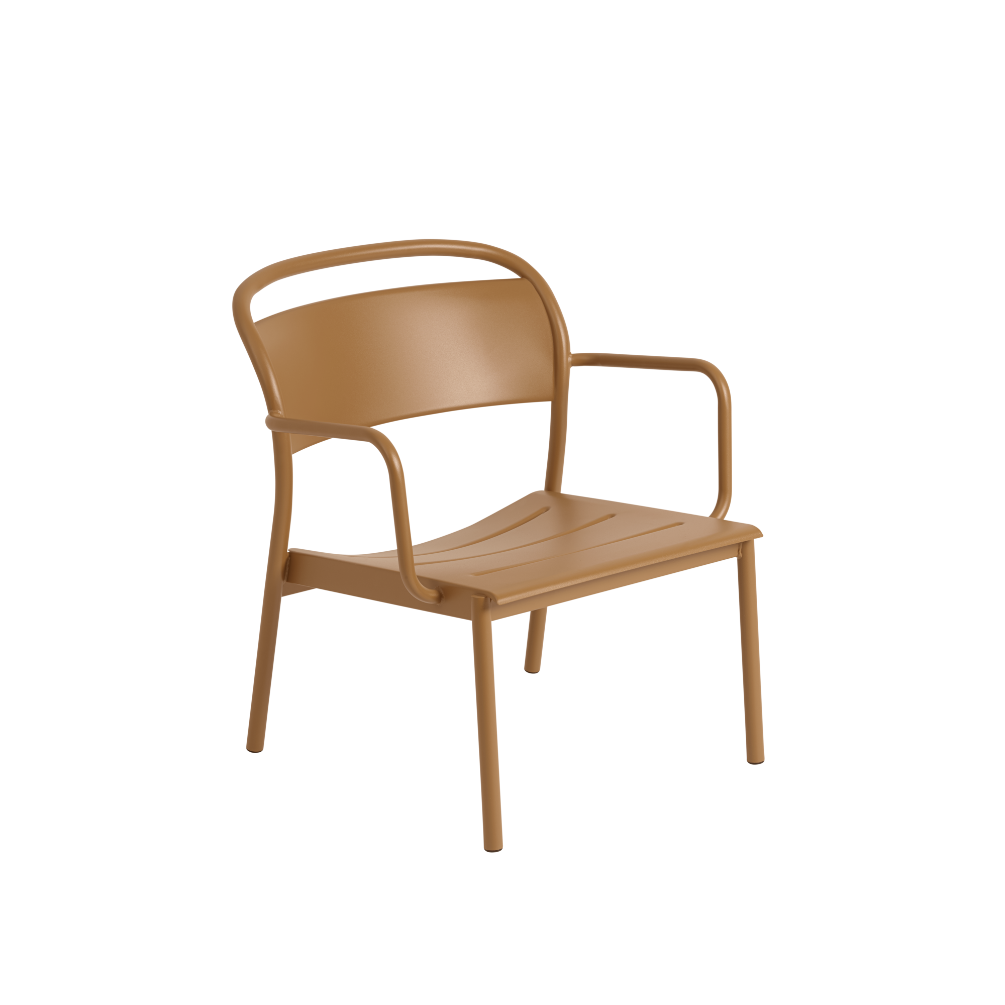 Linear Steel Lounge Armchair
