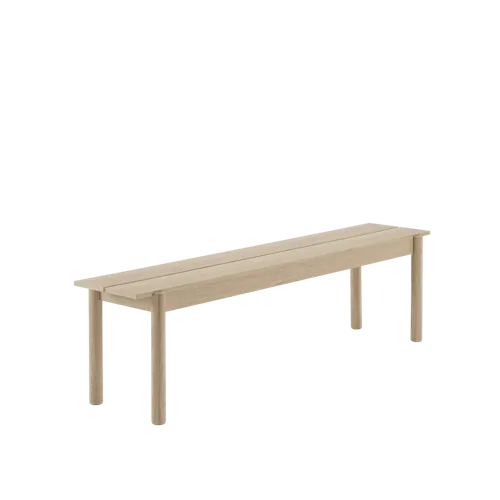 Linear Wood Bench