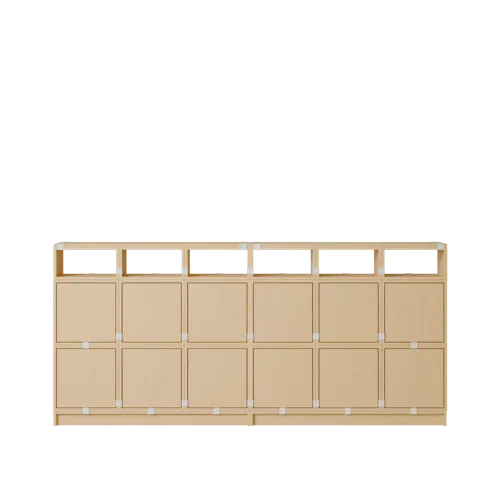 Stacked Storage System Sideboard