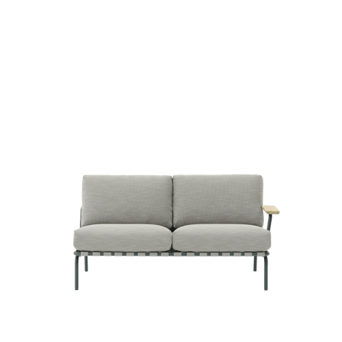 Settle Sofa w. Single Armrest 2-Seater