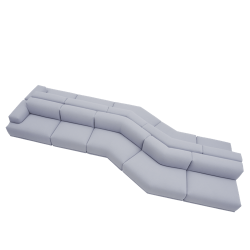 Connect Modular Sofa Back to Back Configurations