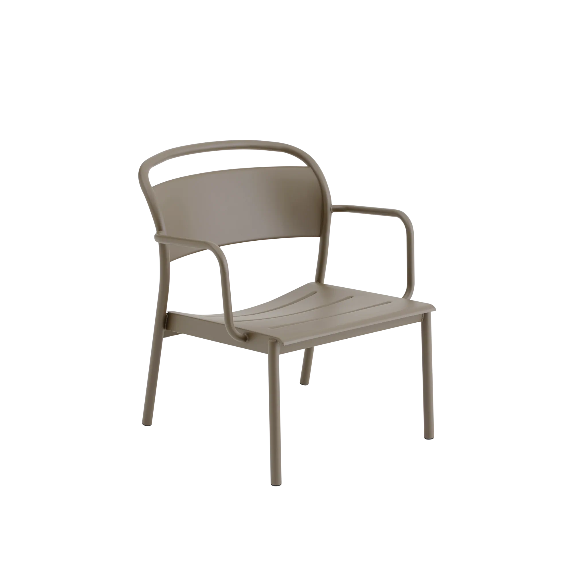 Linear Steel Lounge Armchair
