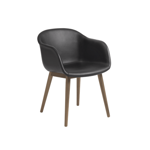 Fiber Armchair Wood Base