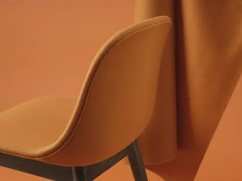 Fiber Side Chair Wood Base
