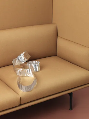 Outline Highback Sofa in Vidar 472