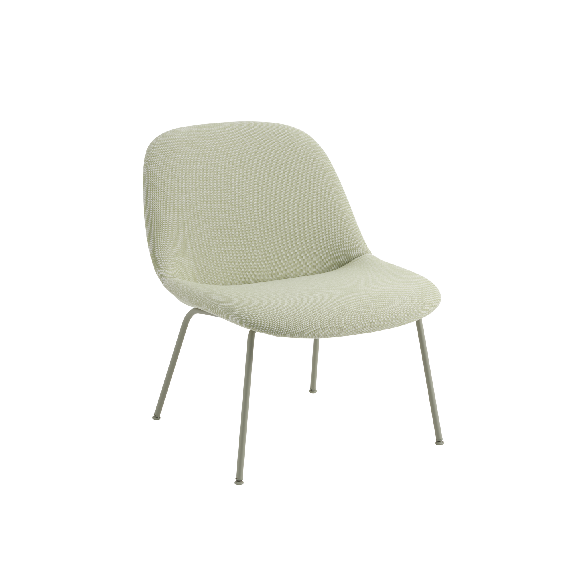 Fiber Soft Lounge Chair Tube Base