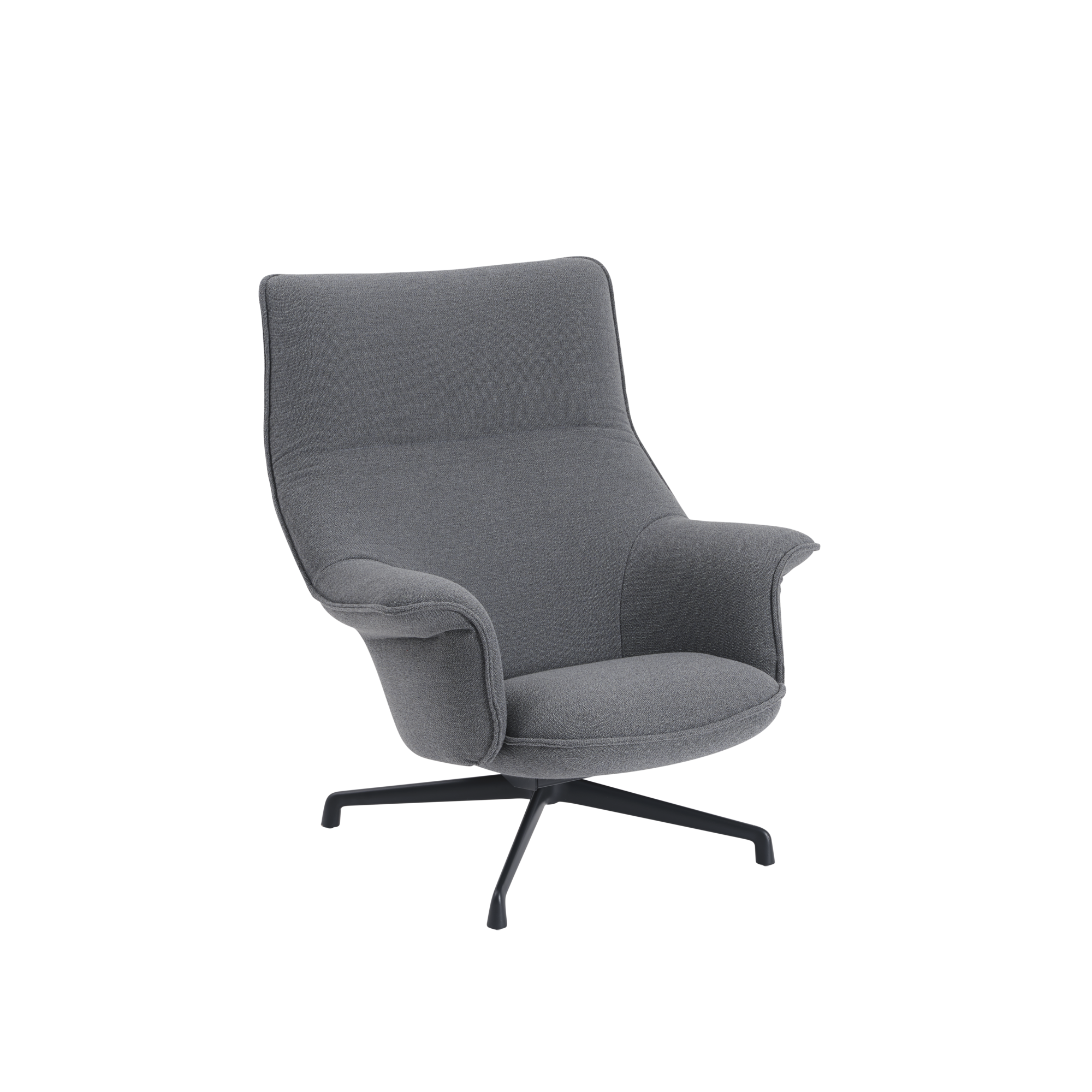 Designed with extensive comfort and a modern expression through the vibrant lines and folds of its back and armrests along with an embracing seat, the Doze Lounge Chair join together the ideas of Scandinavian design with the lines of 1970's furniture for a contemporary perspective on the archetypal lounge chair. Use the Doze Lounge Chair on its own or with the Doze Ottoman.