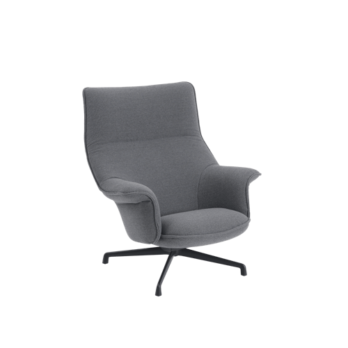 Designed with extensive comfort and a modern expression through the vibrant lines and folds of its back and armrests along with an embracing seat, the Doze Lounge Chair join together the ideas of Scandinavian design with the lines of 1970's furniture for a contemporary perspective on the archetypal lounge chair. Use the Doze Lounge Chair on its own or with the Doze Ottoman.