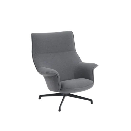 Designed with extensive comfort and a modern expression through the vibrant lines and folds of its back and armrests along with an embracing seat, the Doze Lounge Chair join together the ideas of Scandinavian design with the lines of 1970's furniture for a contemporary perspective on the archetypal lounge chair. Use the Doze Lounge Chair on its own or with the Doze Ottoman.
