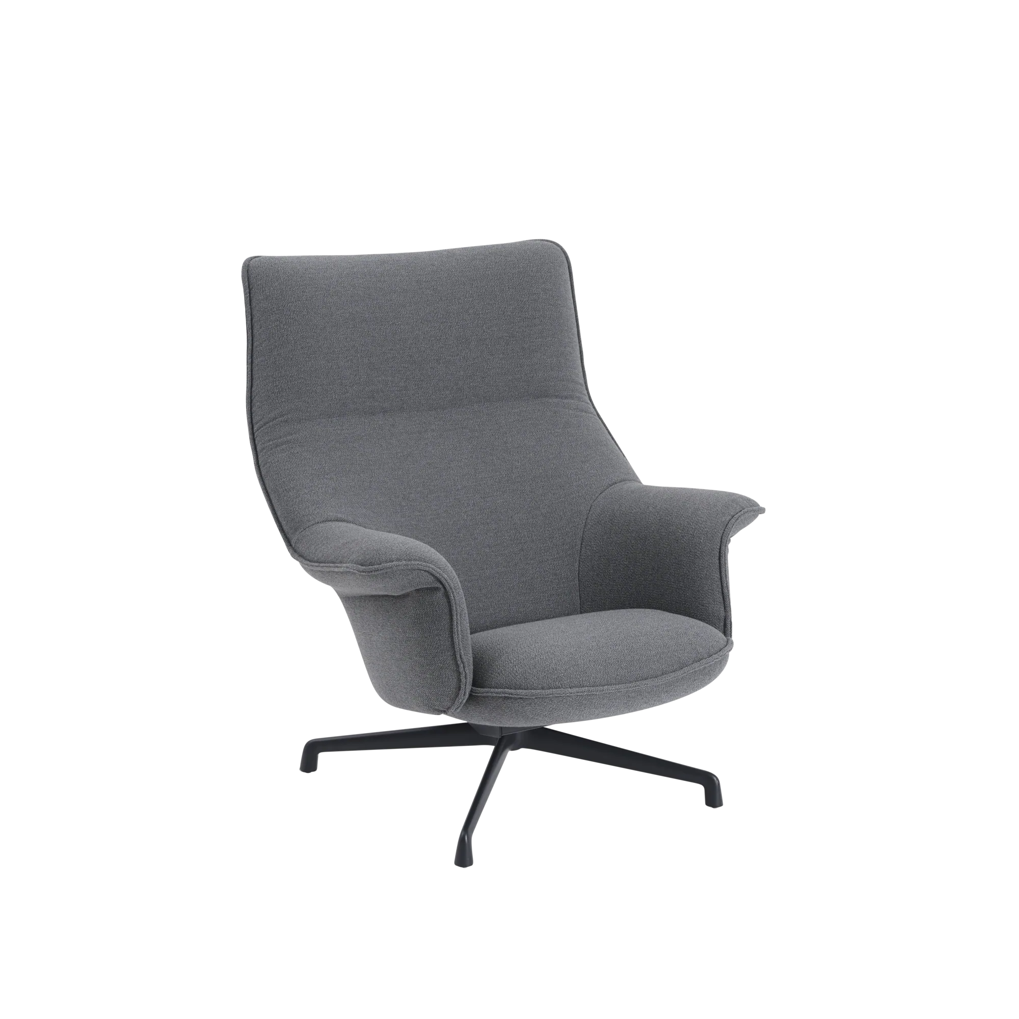 Designed with extensive comfort and a modern expression through the vibrant lines and folds of its back and armrests along with an embracing seat, the Doze Lounge Chair join together the ideas of Scandinavian design with the lines of 1970's furniture for a contemporary perspective on the archetypal lounge chair. Use the Doze Lounge Chair on its own or with the Doze Ottoman.