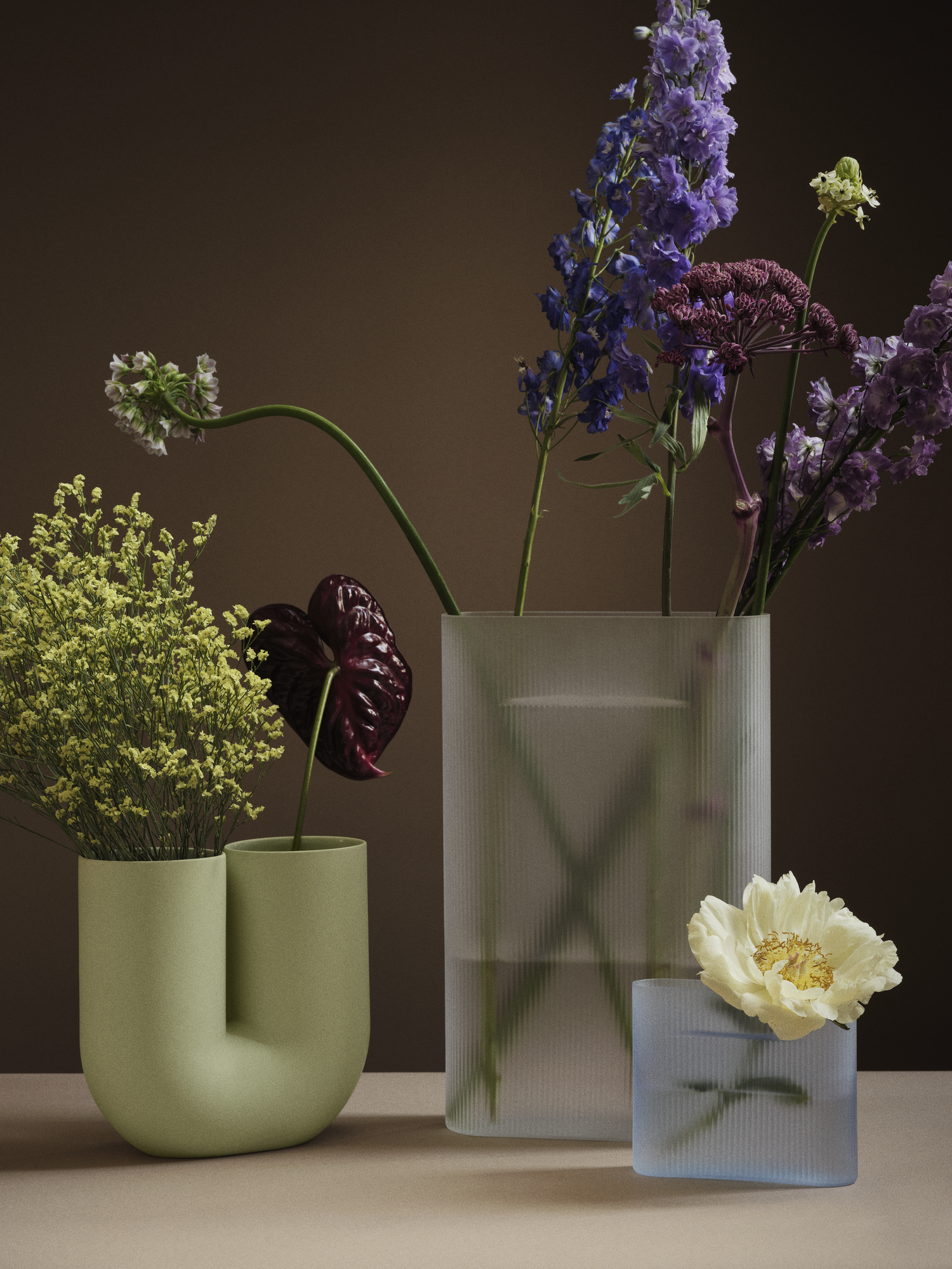 Kink Vase & Ridge Vase