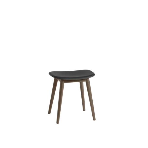 Fiber Stool Wood Base