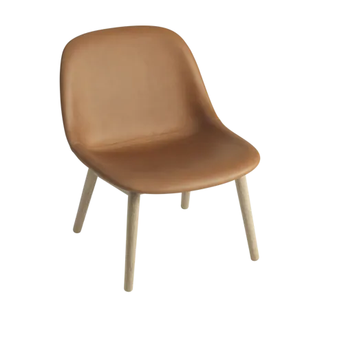 Fiber Lounge Chair Wood Base