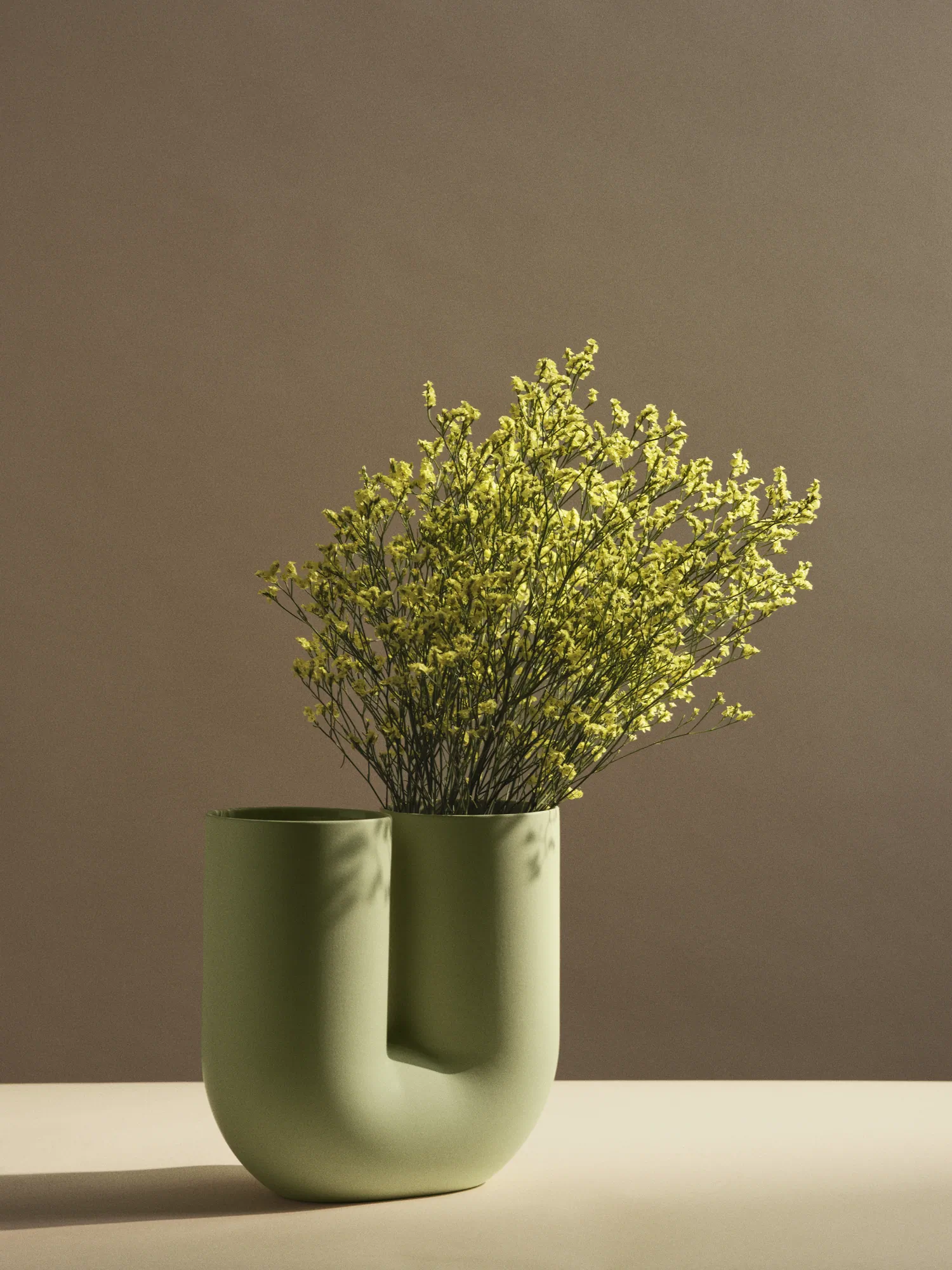 Kink Vase in Light Green