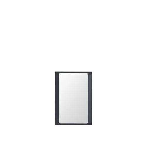Arced Mirror 80x55 cm in Midnight Blue