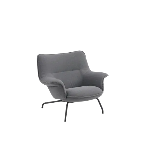 Doze Lounge Chair Low Back Tube Base