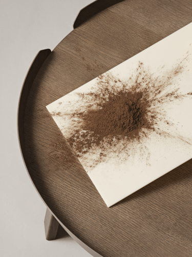 Around Coffee Table in Stained Dark Brown
