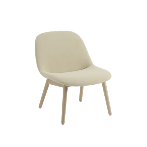 Fiber Soft Lounge Chair Wood Base