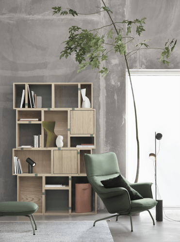 Stacked Storage System Modules w. Door