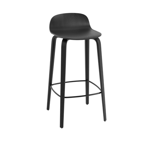 Visu Bar Stool Wood Base - 75 cm / 29.5"