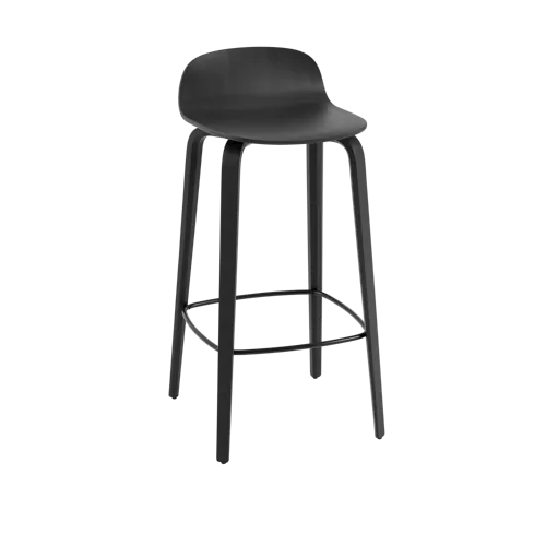Visu Bar Stool Wood Base - 75 cm / 29.5"