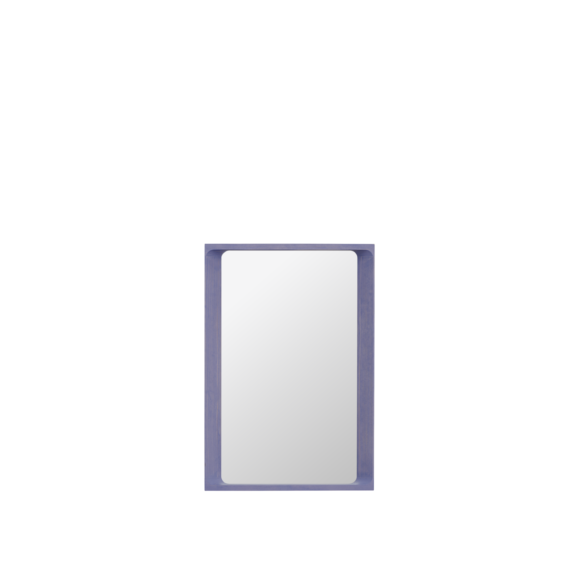 Packshot image of Muuto Arced Mirror 80 X 55 cm in Light