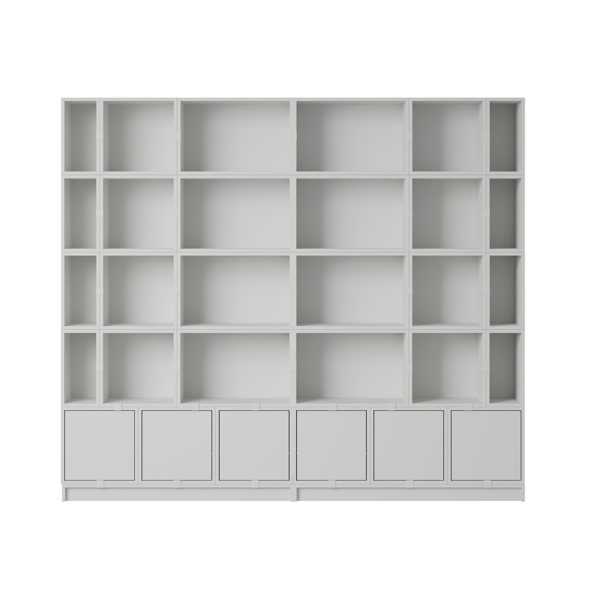 Stacked Storage System Bookcase