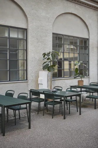 Linear Steel Side Chair