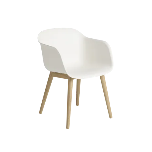The shell of the Fiber Chair is designed to balance maximum comfort with minimum space. Made-to-order textile and leather with base color option of black, white, grey, dusty green, dusty red, pol. alu. Option of pre-mounted felt glides upon request for orders above 50 chairs.