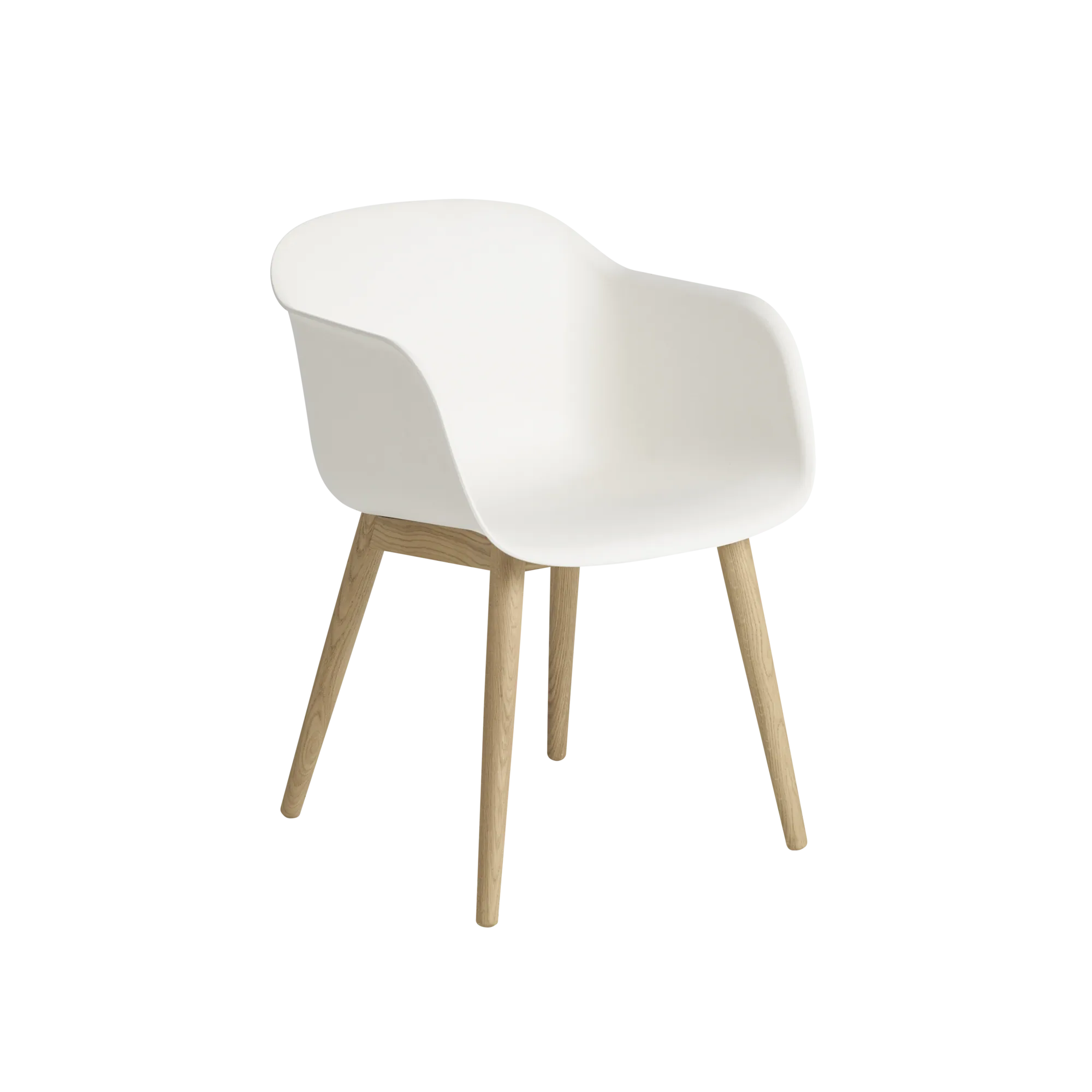 The shell of the Fiber Chair is designed to balance maximum comfort with minimum space. Made-to-order textile and leather with base color option of black, white, grey, dusty green, dusty red, pol. alu. Option of pre-mounted felt glides upon request for orders above 50 chairs.