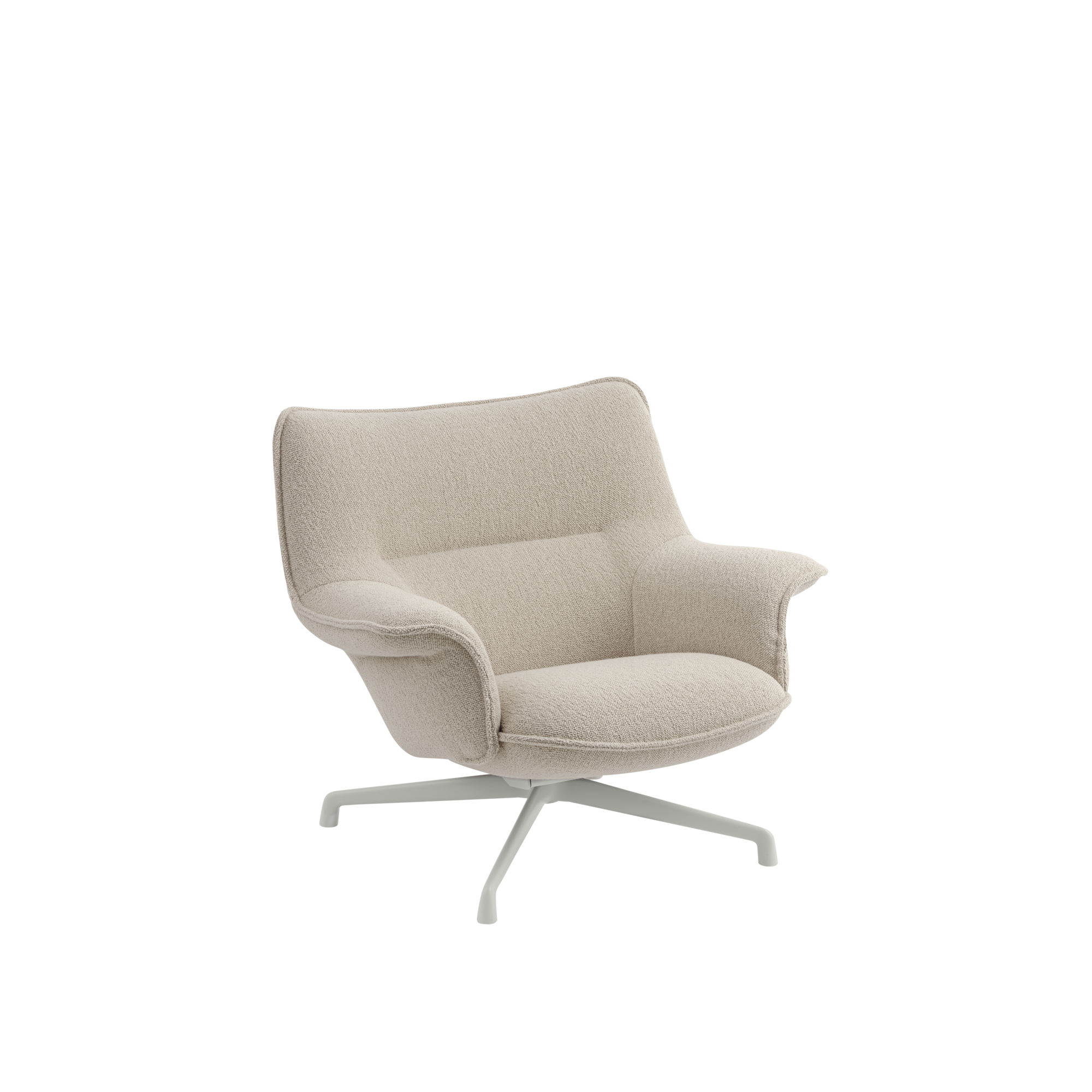 Doze Lounge Chair Low Back Swivel Base