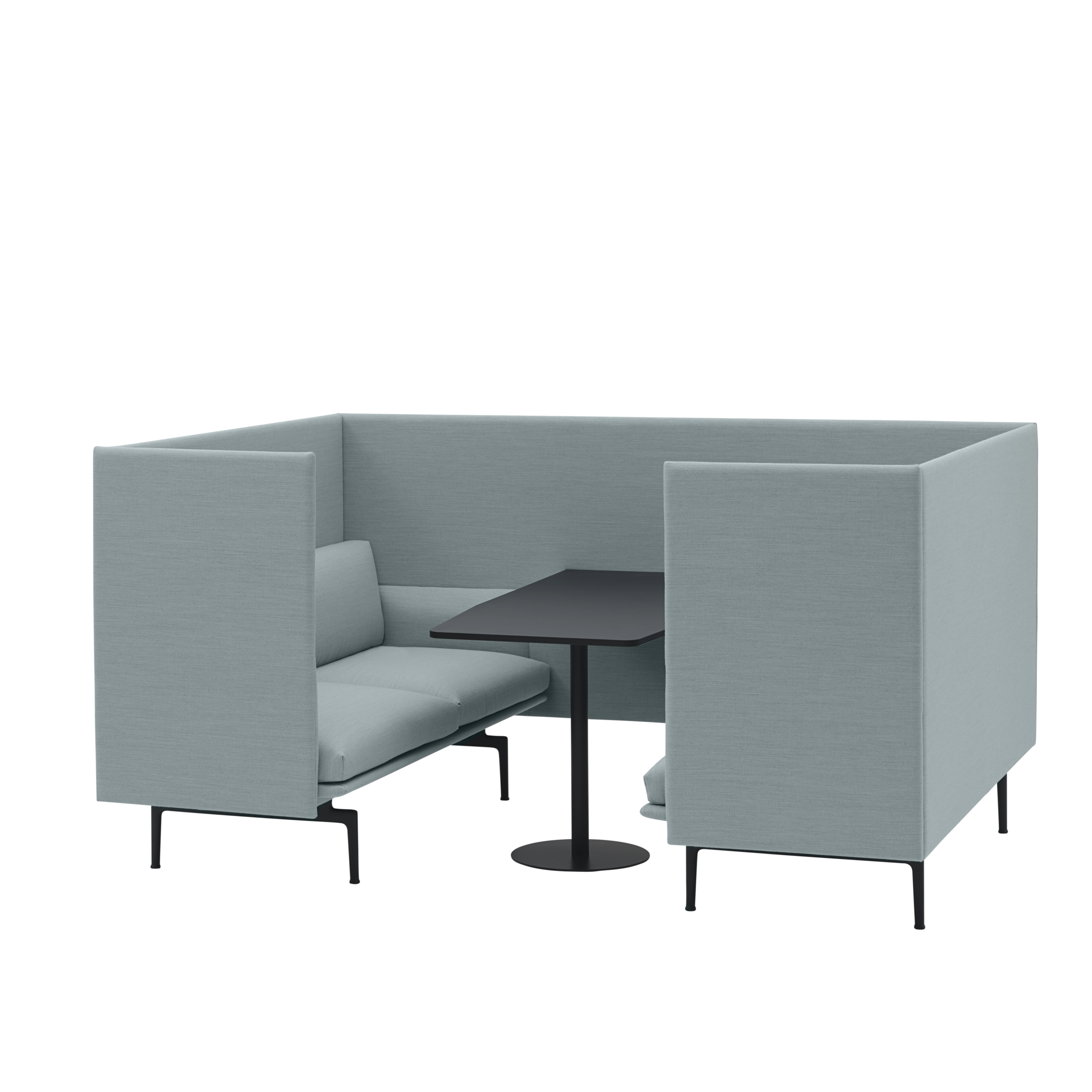 Outline Highback Cabin w. Table 100 2-Seater
