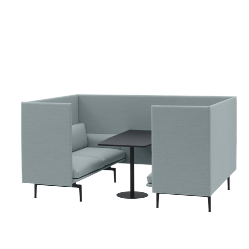 Outline Highback Cabin w. Table 100 2-Seater