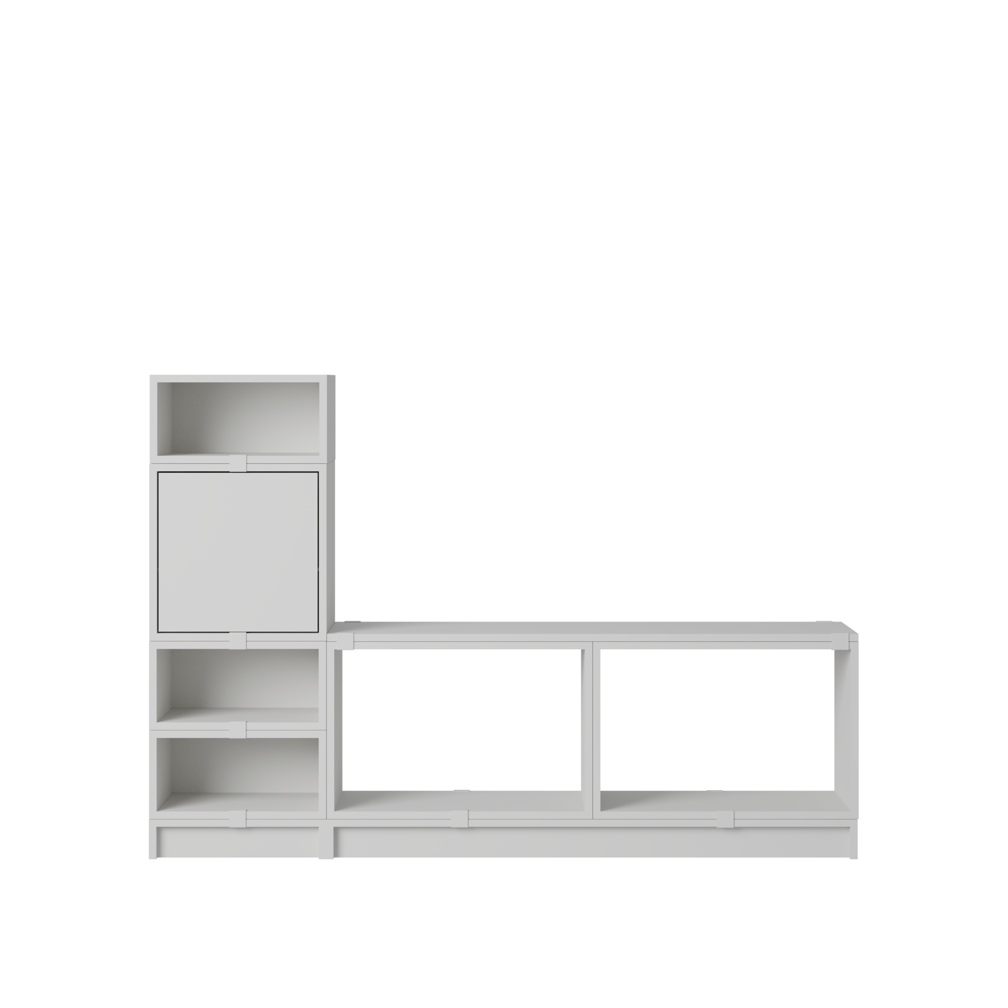 Stacked Storage System Hallway Storage