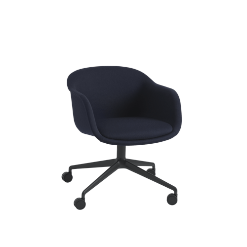 Fiber Conference Armchair Swivel Base w. Castors