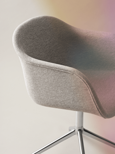 Fiber Armchair  Swivel Base