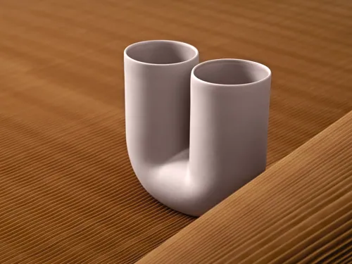 Kink Vase in Dusty Lilac