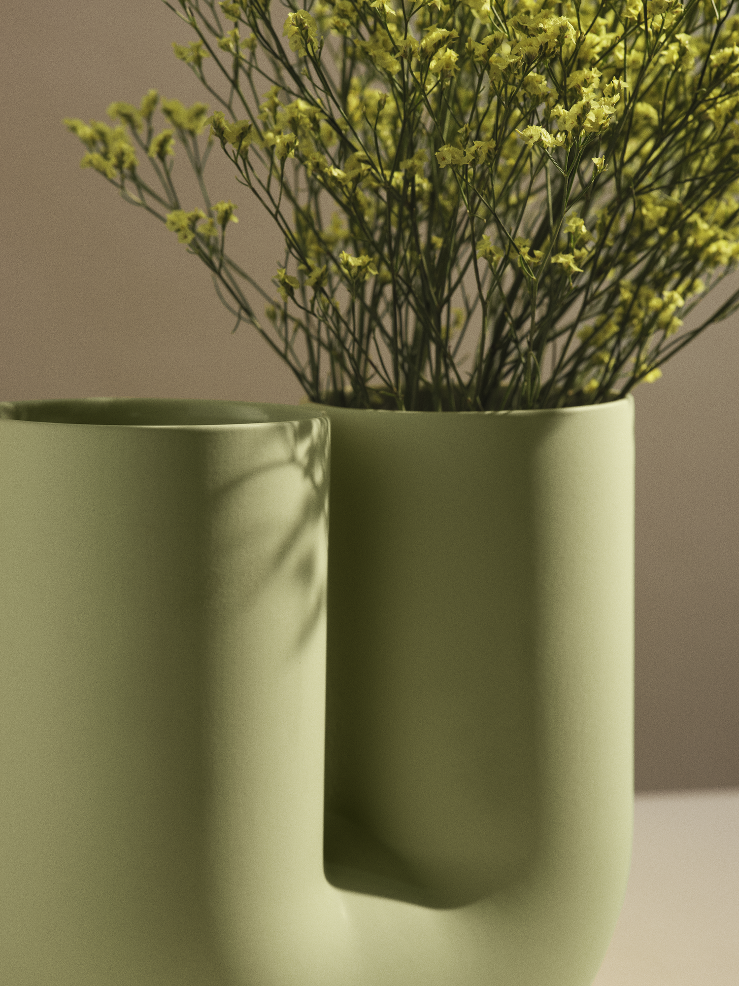 Kink Vase in Light Green