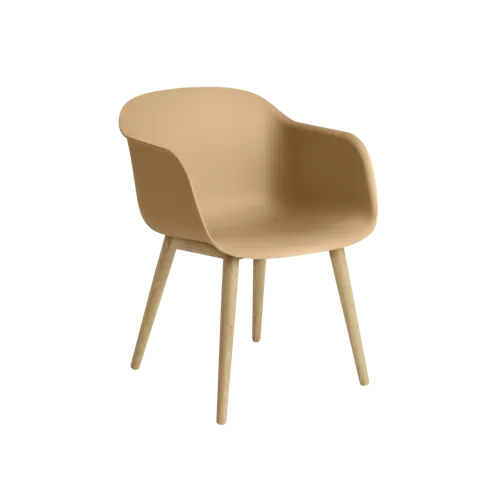 The shell of the Fiber Chair is designed to balance maximum comfort with minimum space. Made-to-order textile and leather with base color option of black, white, grey, dusty green, dusty red, pol. alu. Option of pre-mounted felt glides upon request for orders above 50 chairs.