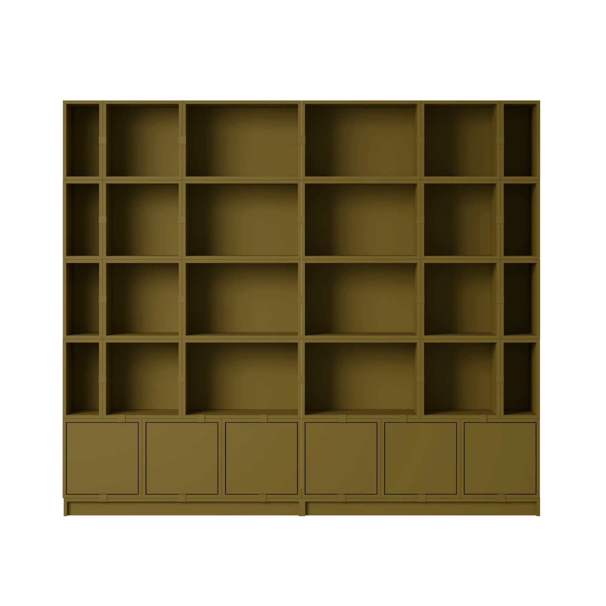 Stacked Storage System Bookcase by Muuto