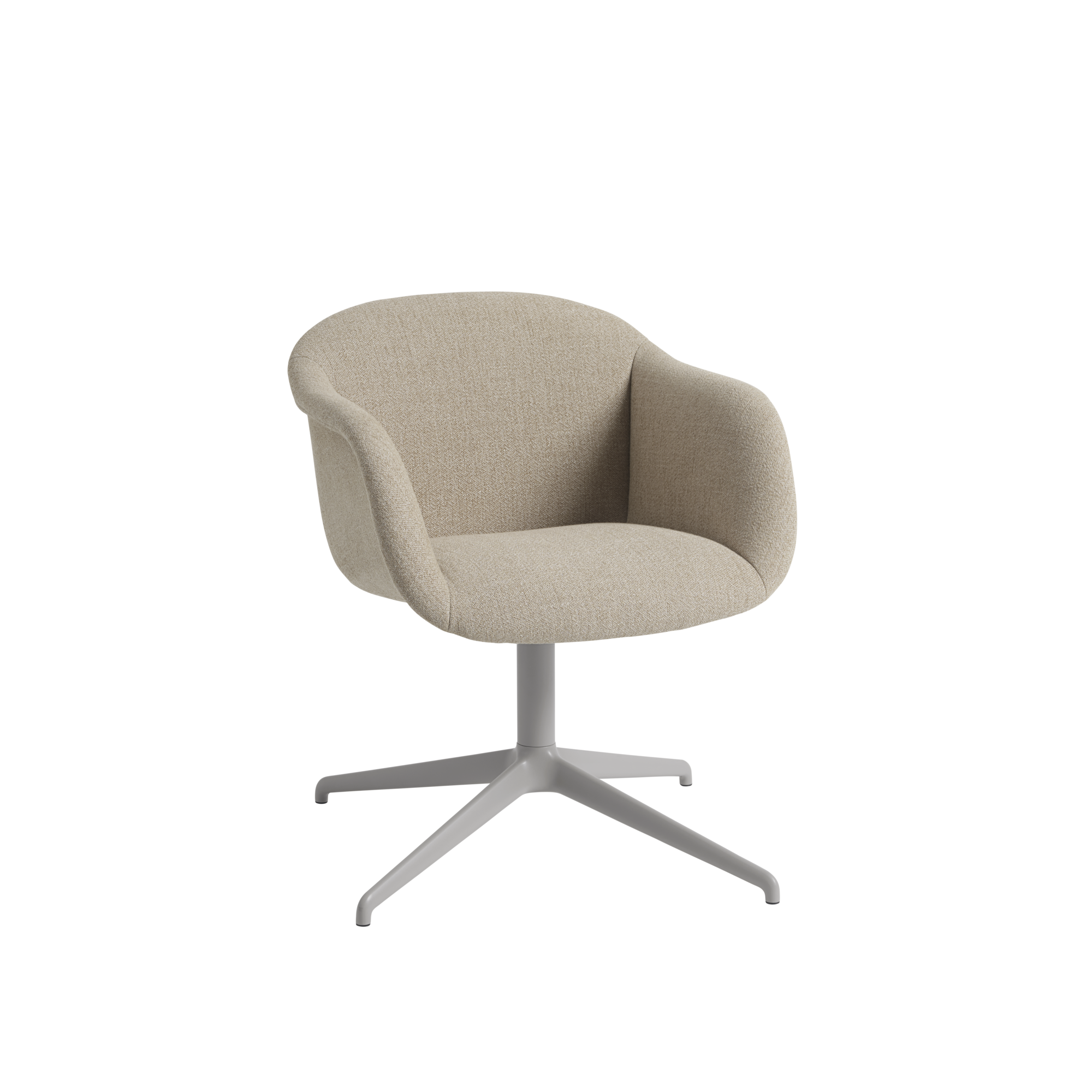 Fiber Soft Armchair Swivel Base