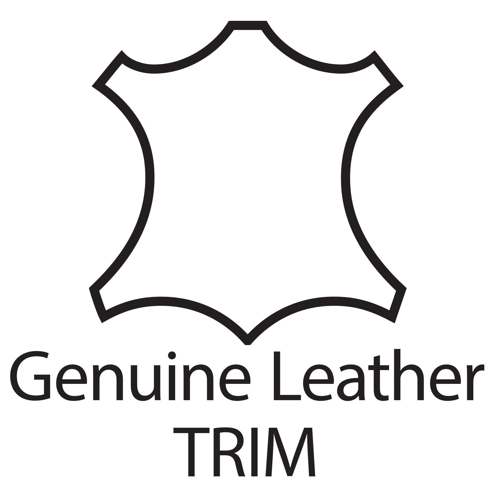 Genuine Leather trim