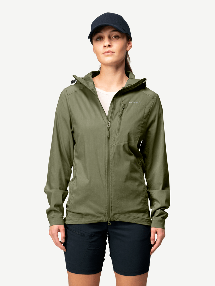 Devold - Herøy Merino Jakke Dame - Large - Grønn