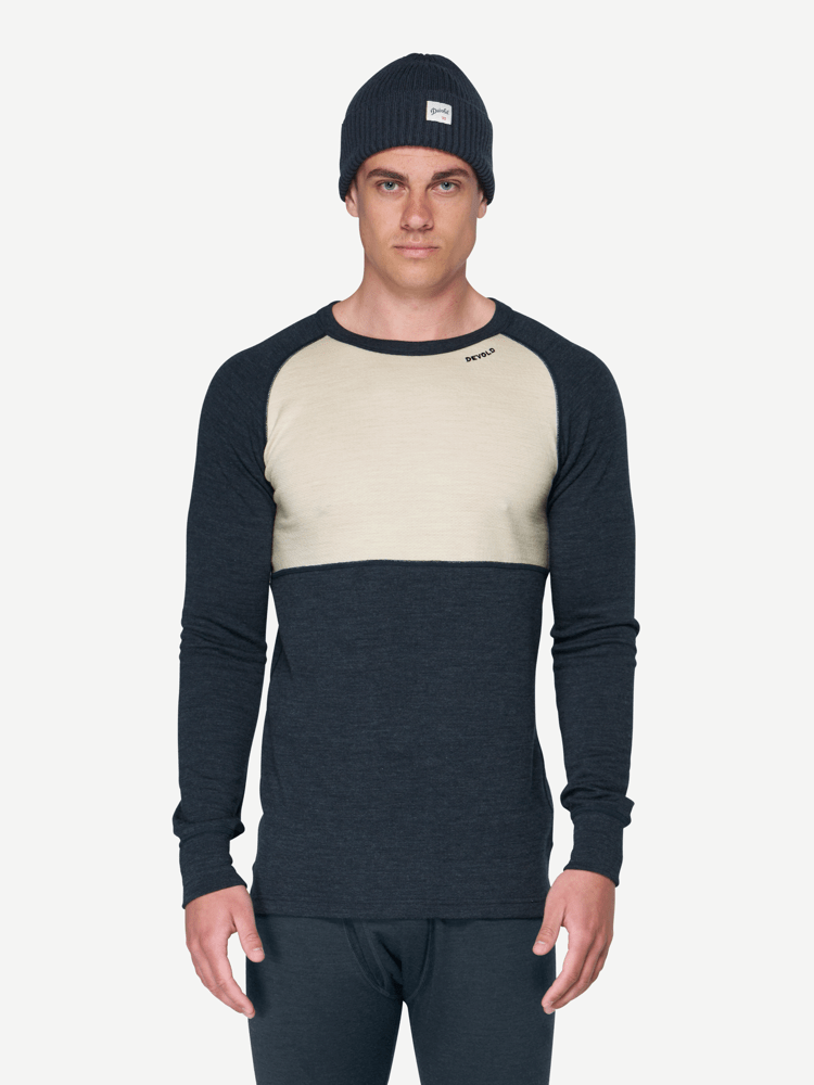 Devold - Expedition Merino Silk Ulltrøye Herre - Small - Blå