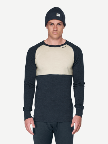 Devold - Expedition Merino Silk Ulltrøye Herre - Medium - Blå