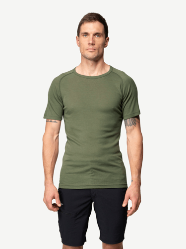 Devold - Lauparen Merino 190 Base T-skjorte Herre - Medium - Grønn