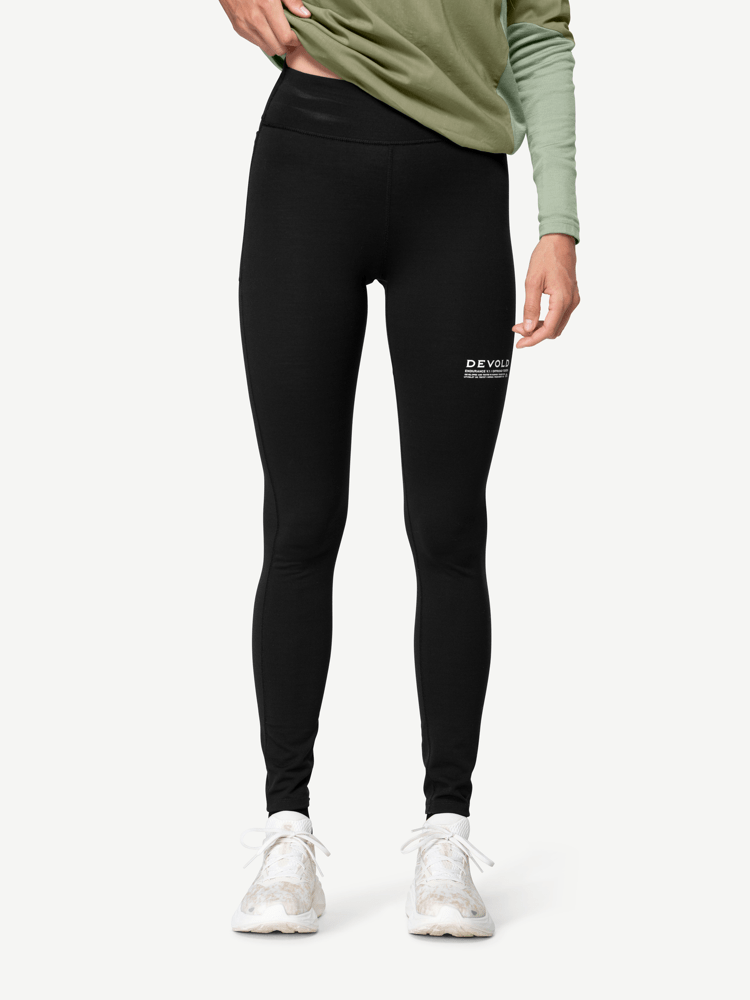 Devold - Endurance Merino Tights Dame - Medium - Svart