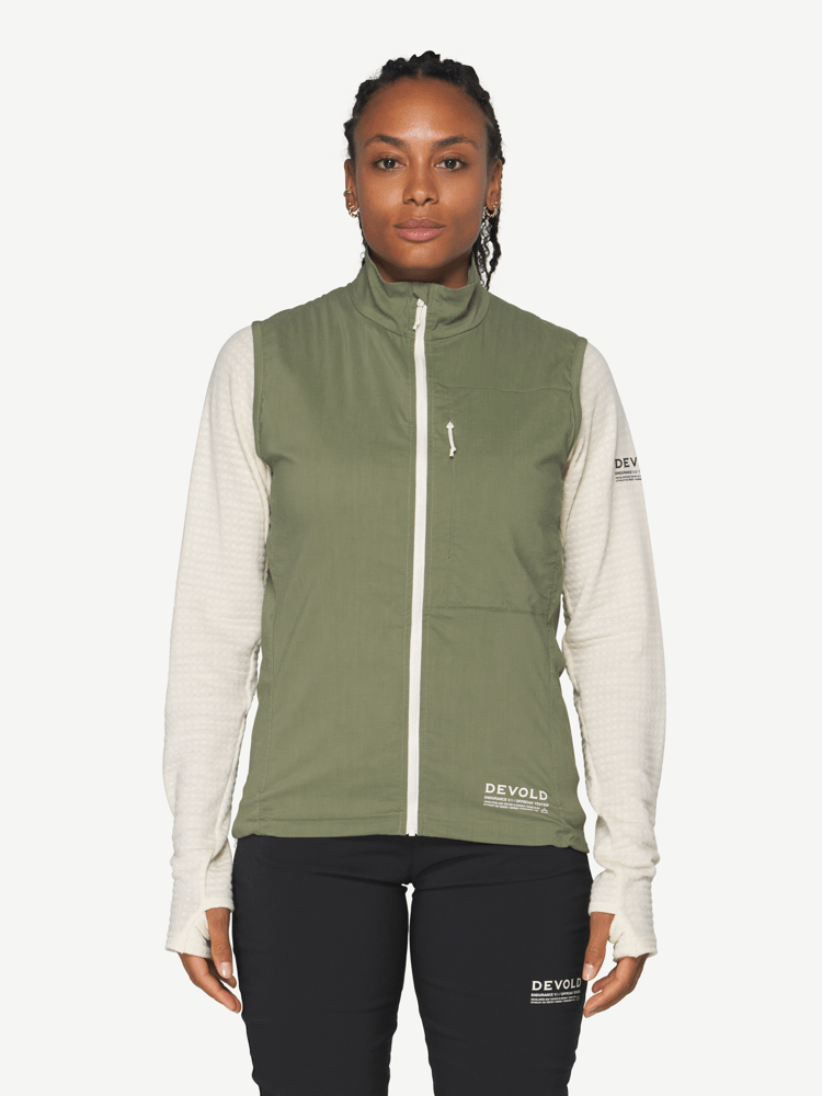 Devold - Endurance Merino Vest Dame - Medium - Grønn