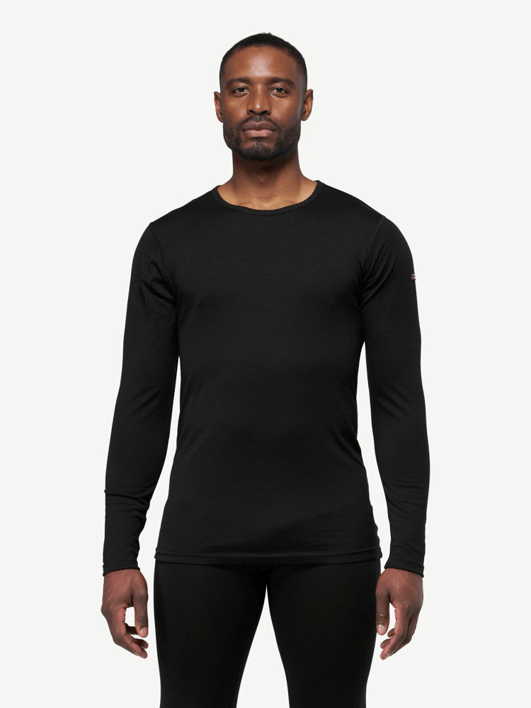 Devold - Breeze Merino 150 Ulltrøye Herre - Medium - Svart